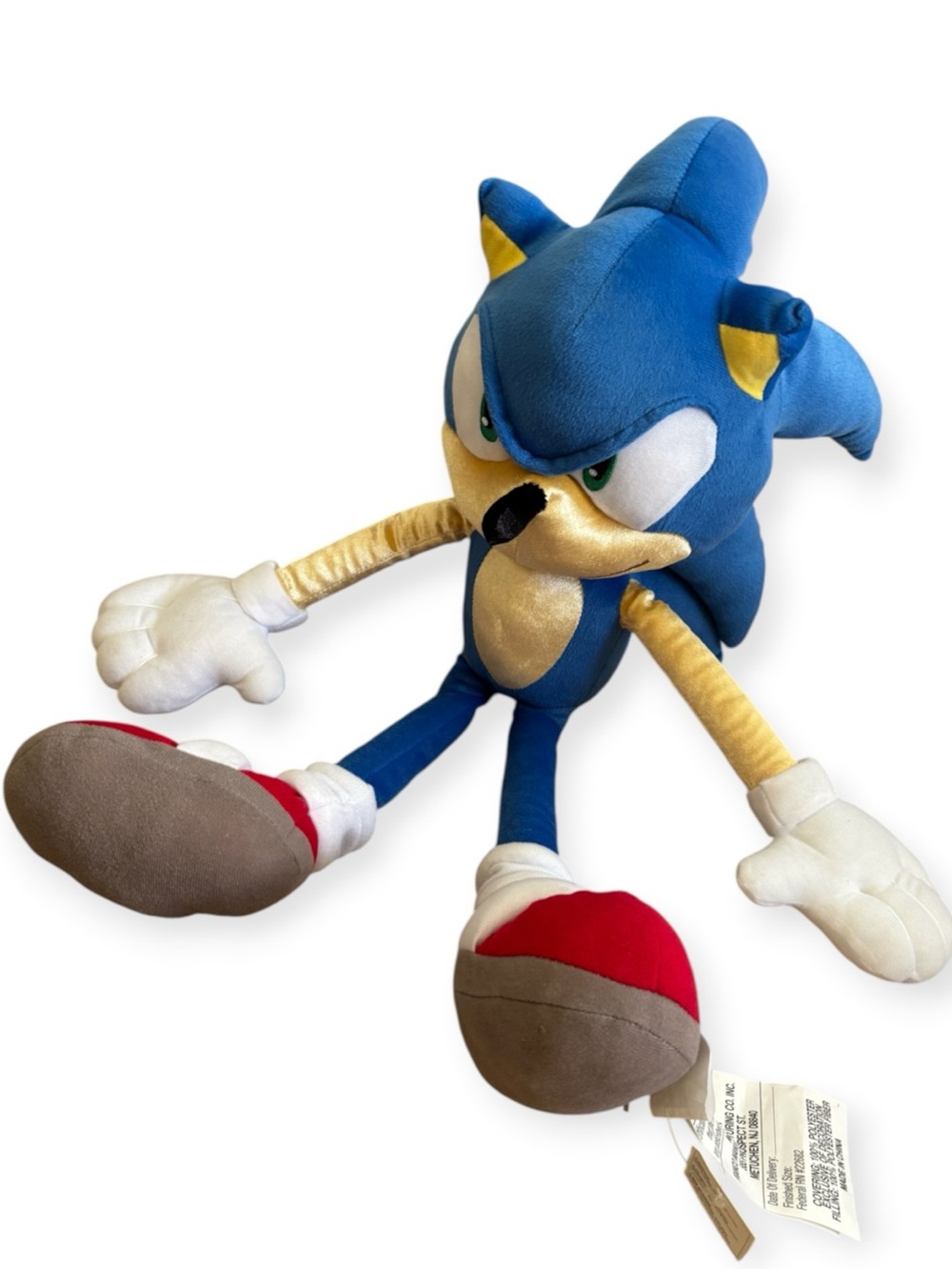 Sonic The Hedgehog 24 Inch Modern Video Game Plush Toy Factory SEGA 2024 Plushy